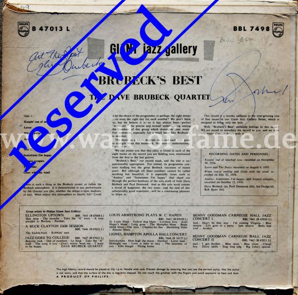 2311058w_dave_brubeck_quartet_autograph