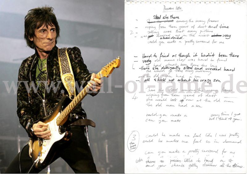 2410616w_rolling_stones_ronnie_wood_lyrics_precious_little_handwritten